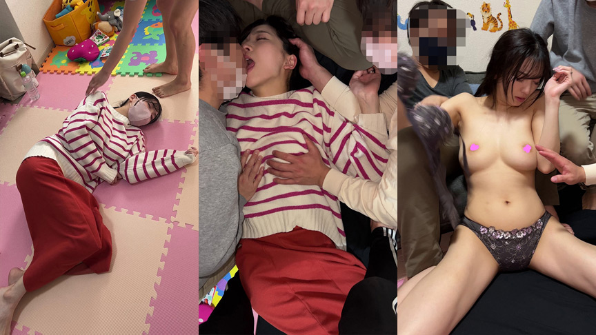 【ベビマ教室痴●】巨乳剛毛美人妻 32歳Hカップ